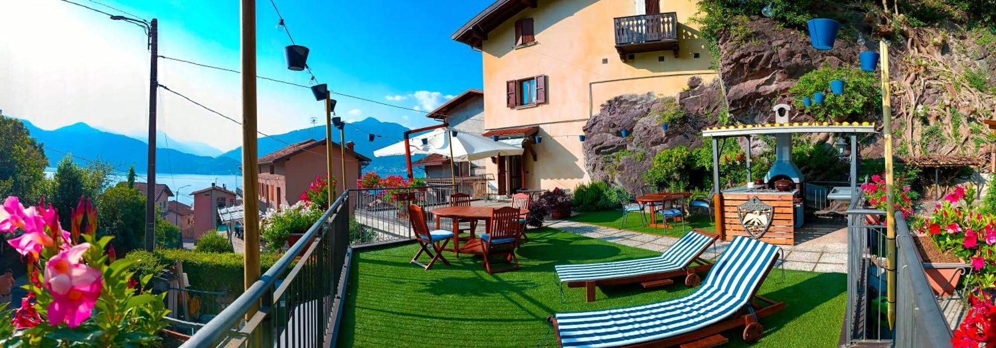 Hotel La Casa Sulla Roccia Pisogne Exterior foto